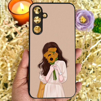 Sunflower Serenity Metal Back Case for Samsung Galaxy S23fe 5G