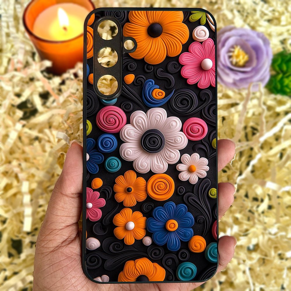 Floral Bliss Metal Back Case for Samsung Galaxy S23fe 5G