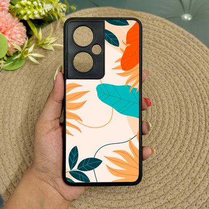 Leafy Vibe Glossy Metal Back Case for Oneplus Nord CE 3 Lite (5G)