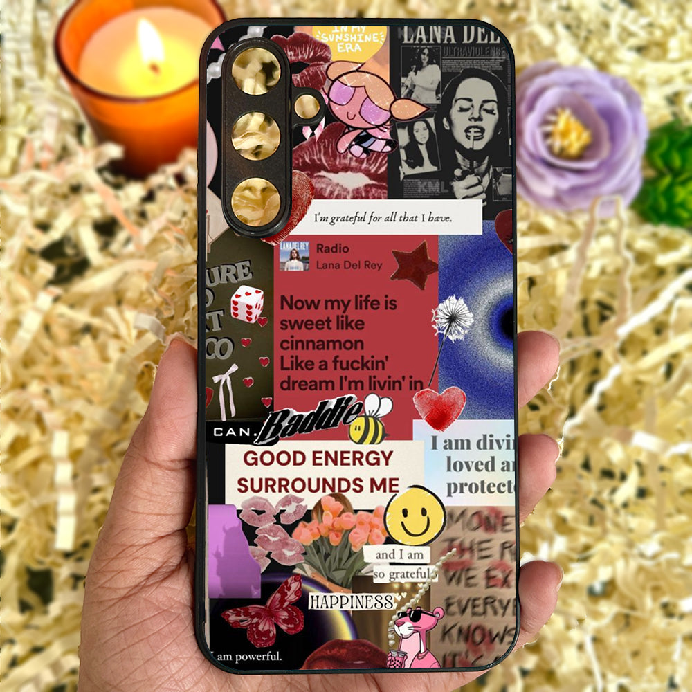 Quoted Montage Metal Back Case for Samsung Galaxy S23fe 5G