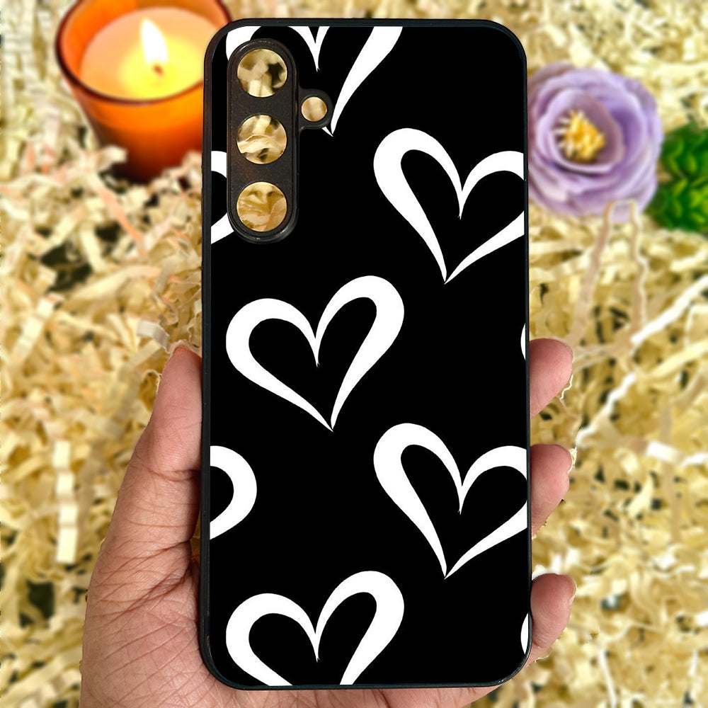 InkHeart Glossy Metal Back Case for Samsung Galaxy S23fe 5G