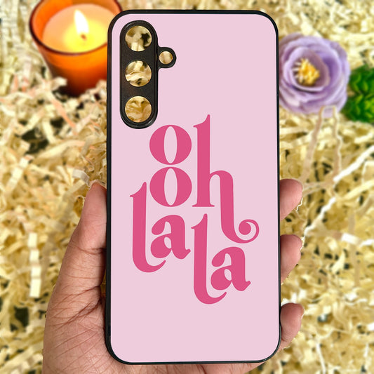 Ooh Lala' Glossy Metal Back Case for Samsung Galaxy S23fe 5G