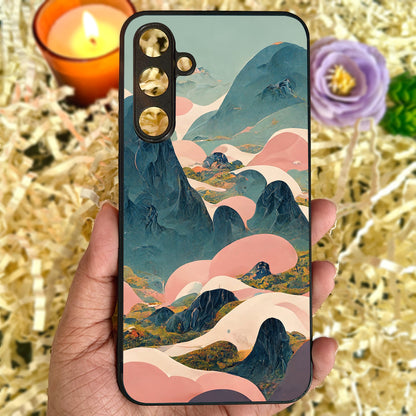 Cloud Peaks Metal Back Case for Samsung Galaxy S23fe 5G