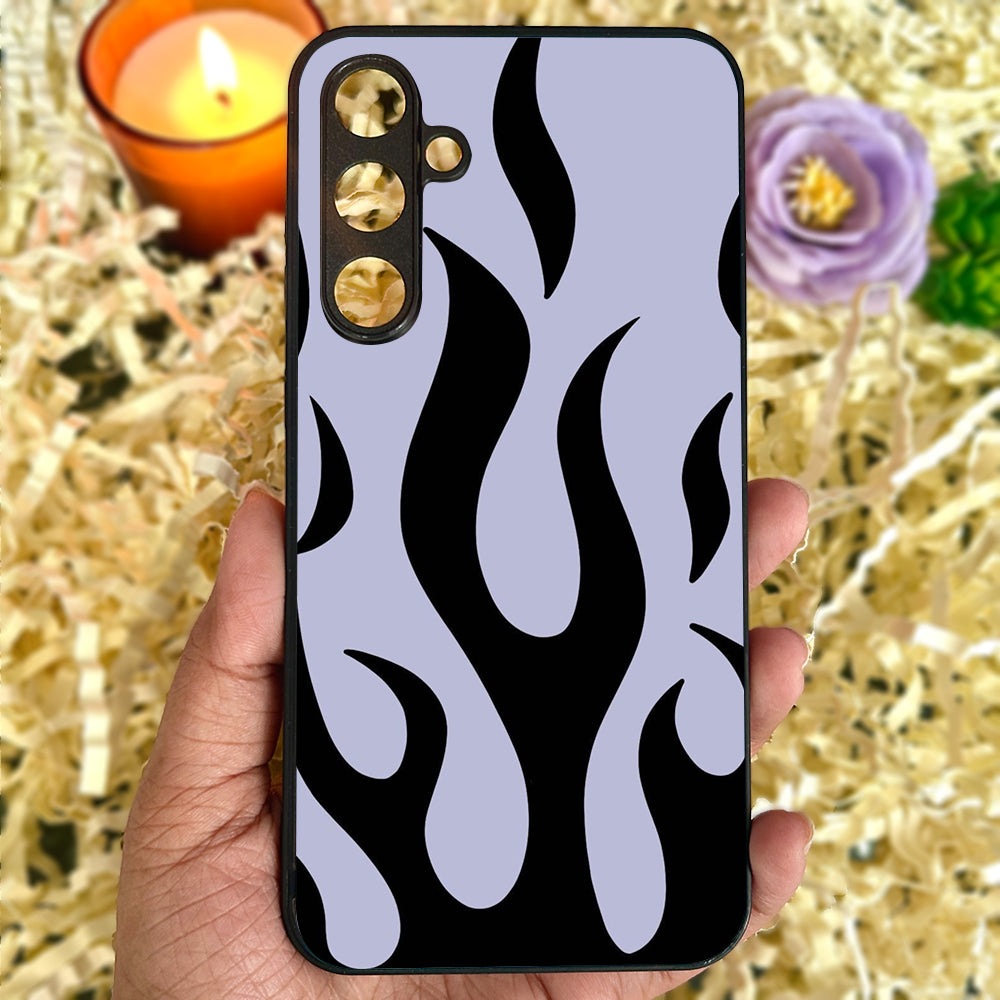 Midnight Flames Metal Back Case for Samsung Galaxy S23fe 5G