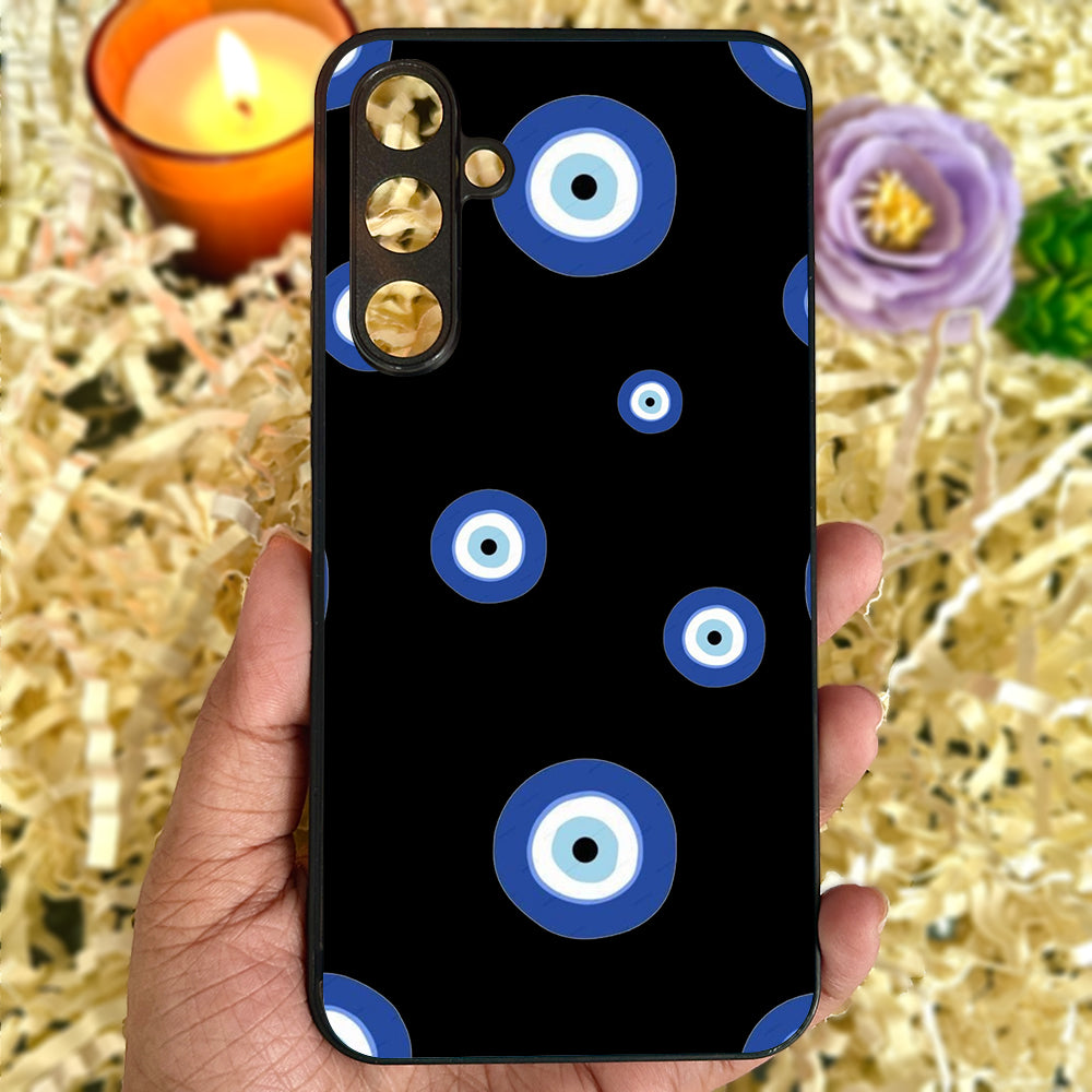 Evil Eye Metal Back Case for Samsung Galaxy S23fe 5G