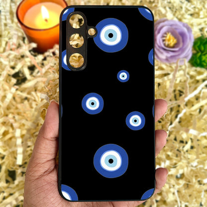 Evil Eye Metal Back Case for Samsung Galaxy S23fe 5G