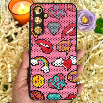 Pop Crush Metal Back Case for Samsung Galaxy S23fe 5G