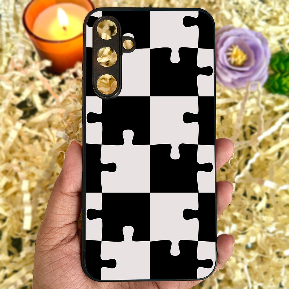 Puzzle Metal Back Case for Samsung Galaxy S23fe 5G