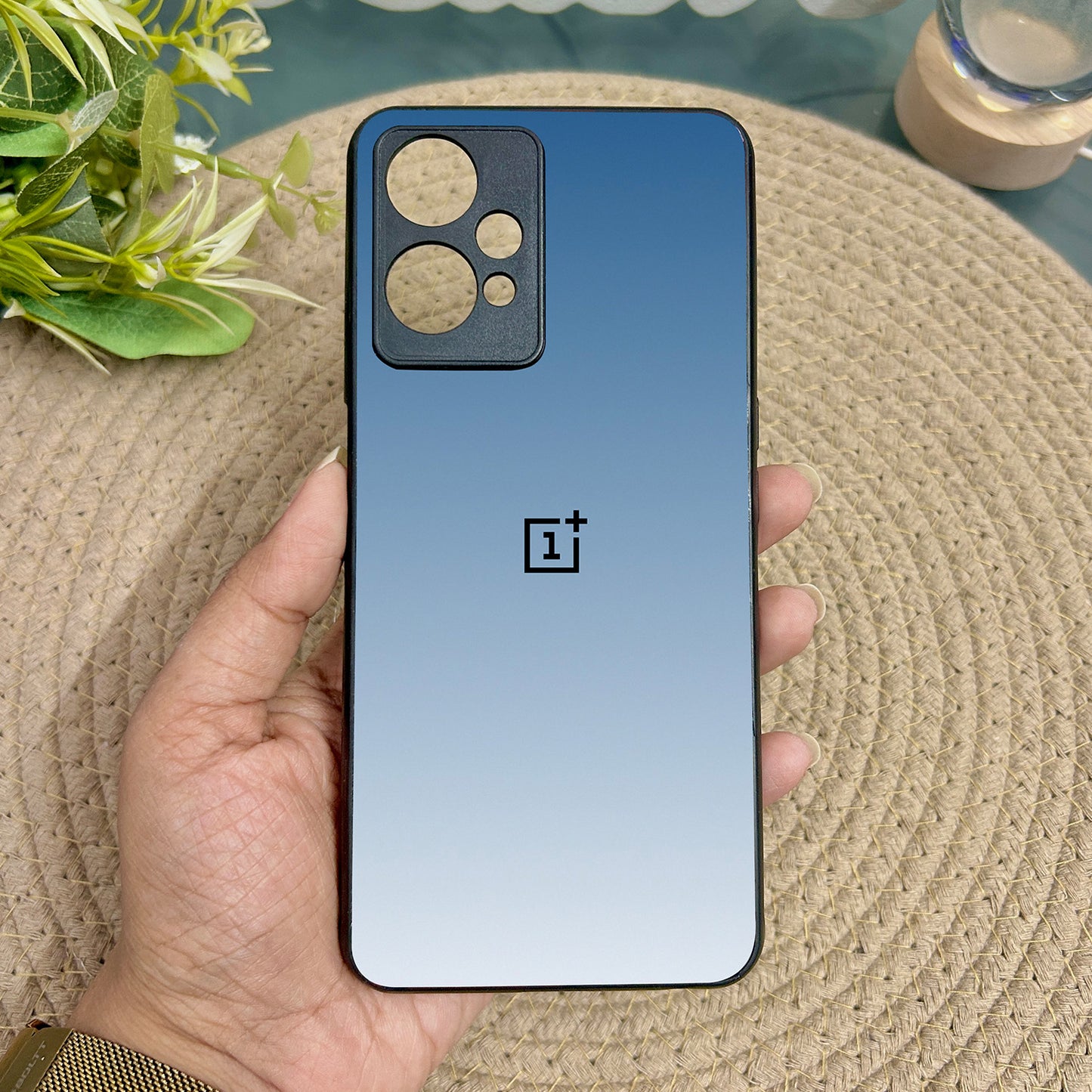Icy Blue Glossy Case for Oneplus Nord CE 2 Lite (5G)