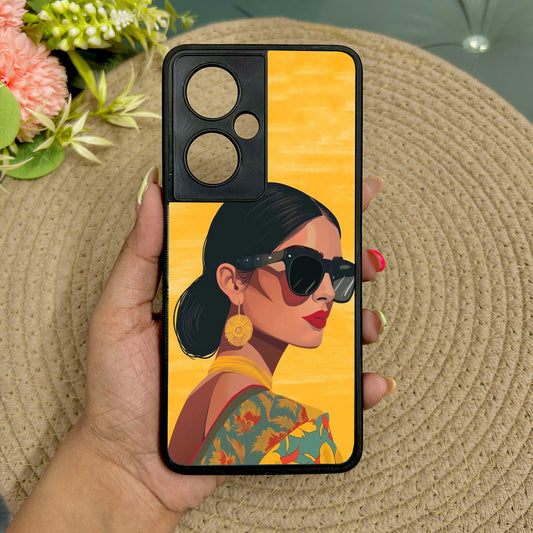 Desi Diva Metal Back Case for Oneplus Nord CE 3 Lite (5G)