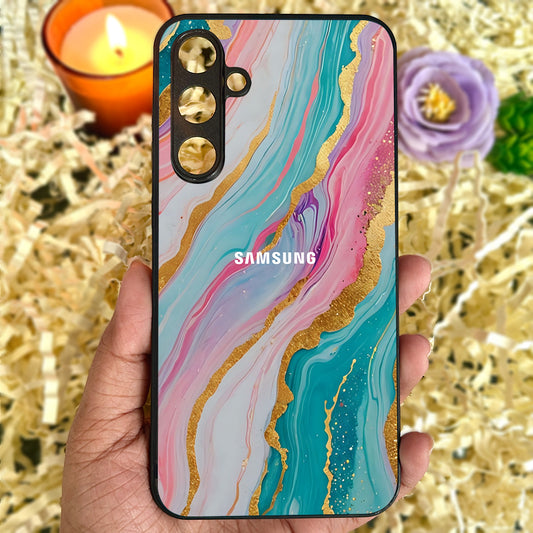 Pastel Luxe Metal Back Case for Samsung Galaxy S23fe 5G