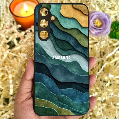 Crepe Slides Metal Back Case for Samsung Galaxy S23fe 5G