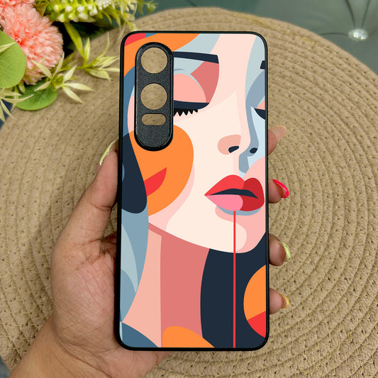 Ethereal Beauty Metal Back Case for Oneplus Nord CE 4 Lite (5G)