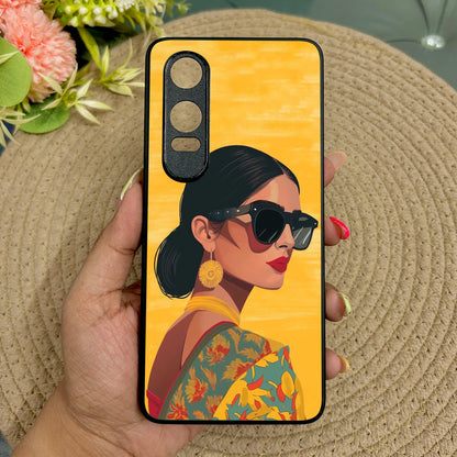 Desi Diva Metal Back Case for Oneplus Nord CE 4 Lite (5G)