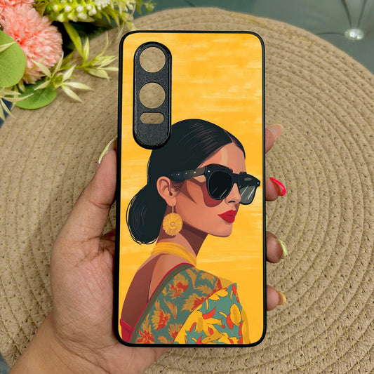 Desi Diva Metal Back Case for Oneplus Nord CE 4 Lite (5G)