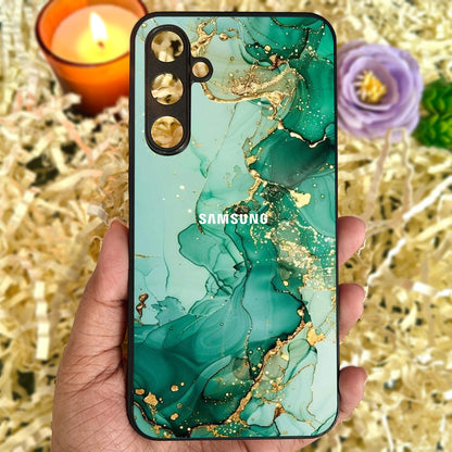 Jade Swirl Metal Back Case for Samsung Galaxy S23fe 5G