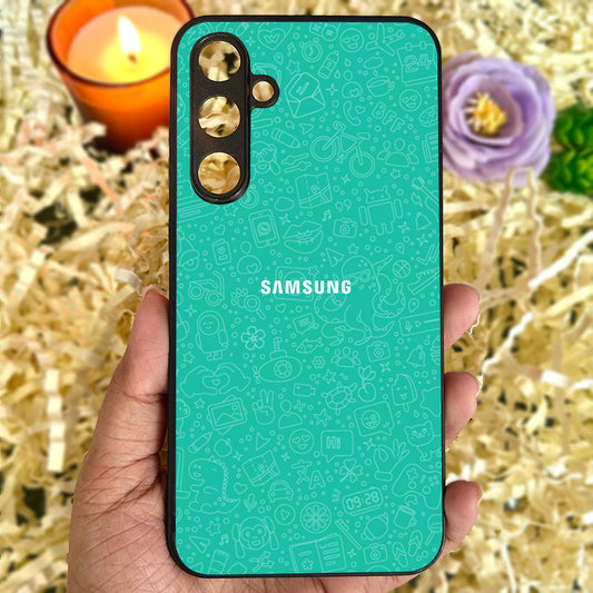 DoodlePop Glossy Metal Back case for Samsung Galaxy S23fe 5G