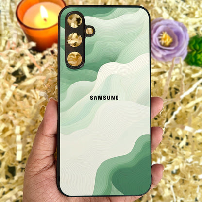 Mint Mist Glossy Metal Back Case for Samsung Galaxy S23fe 5G