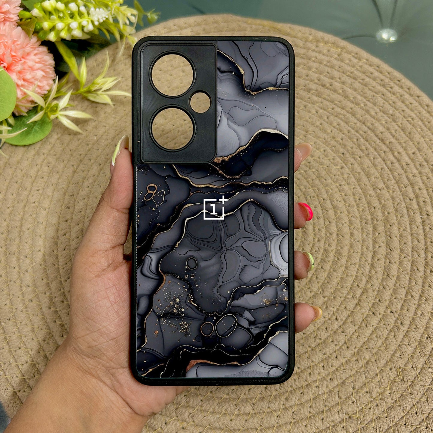 Dark Luxe Metal Back Case for Oneplus Nord CE 3 Lite (5G)