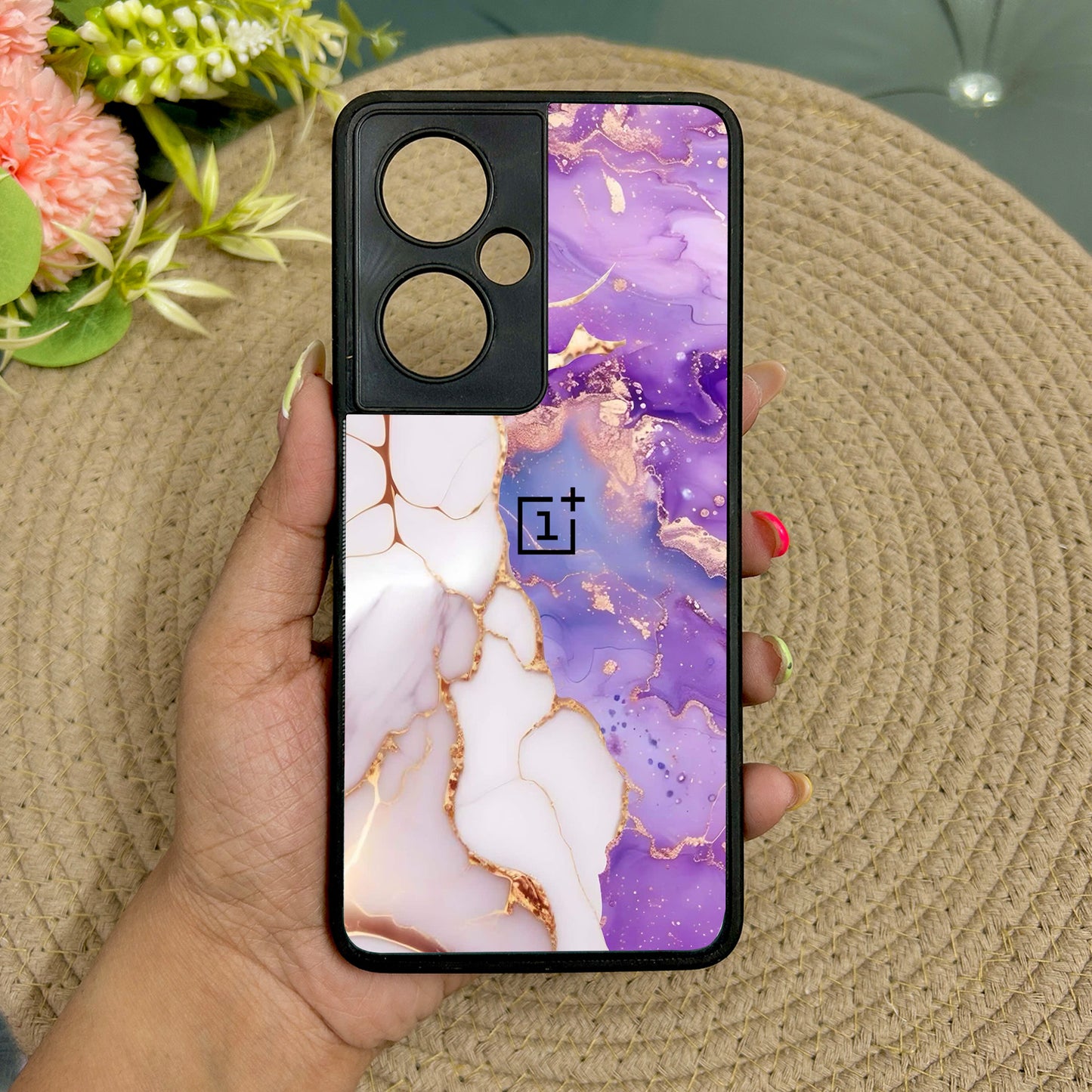 Sapphire Luxe Metal Back Case for Oneplus Nord CE 3 Lite (5G)