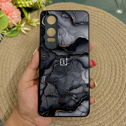 Dark Luxe Metal Back Case for Oneplus Nord CE 4 Lite (5G)