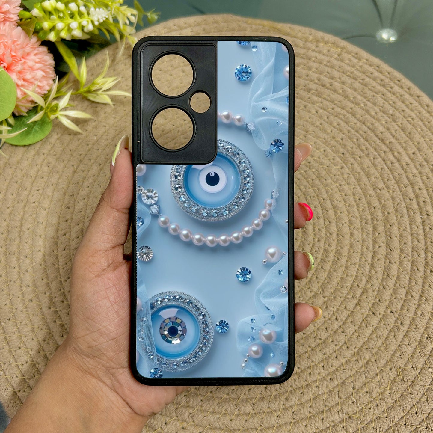 Pearl Amulet Metal Back Case for Oneplus Nord CE 3 Lite (5G)