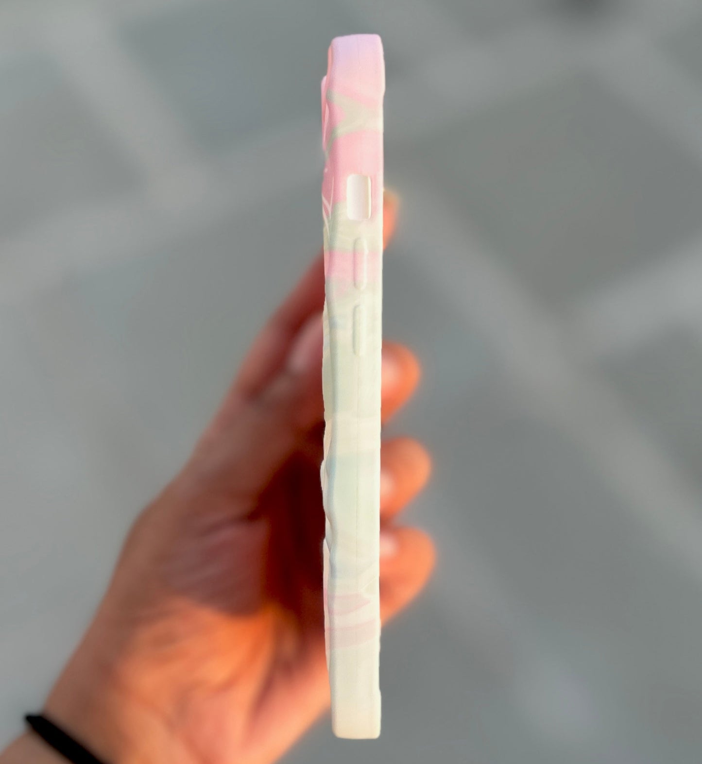 'Wonderful Day' Quoted Silicone Case for Apple iPhone