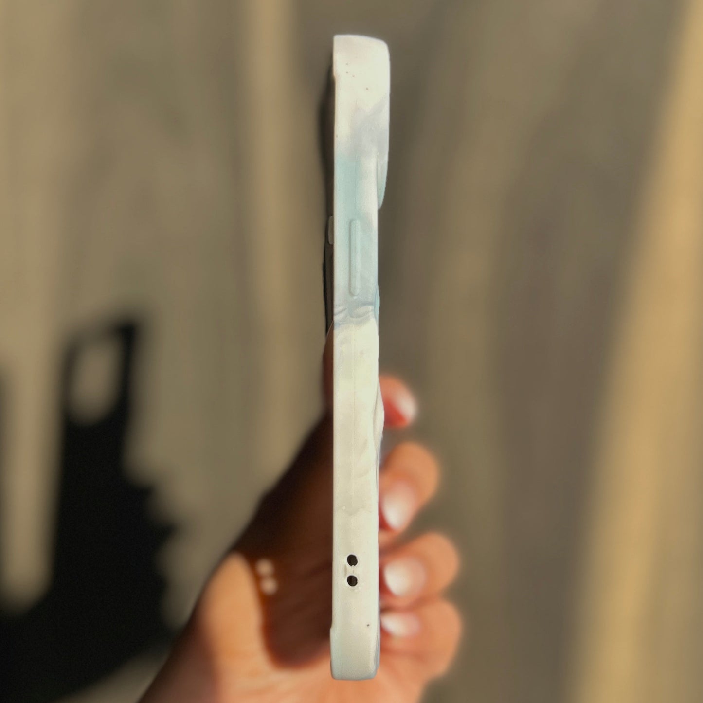 Smoky Waves Ombre Silicone Case for Apple iPhone