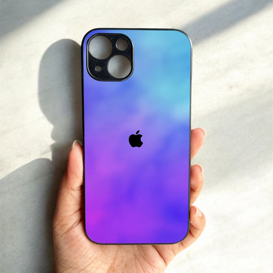 Prism Play Glossy Metal Back Case for Apple Iphone 13