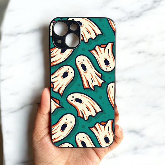 Spooky Gang Glossy Metal Back Case for Apple Iphone 14 Plus