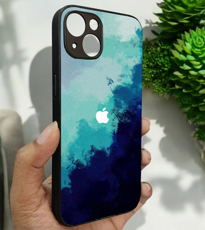 Bluora Glossy Metal Back Case for Apple Iphone 14