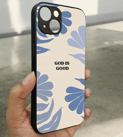 'God Is Good' Glossy Metal Back Case for Apple Iphone