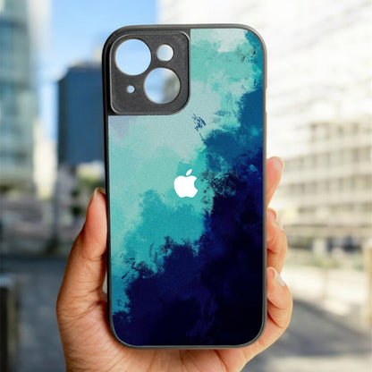 Bluora Glossy Metal Back Case for Apple Iphone 15