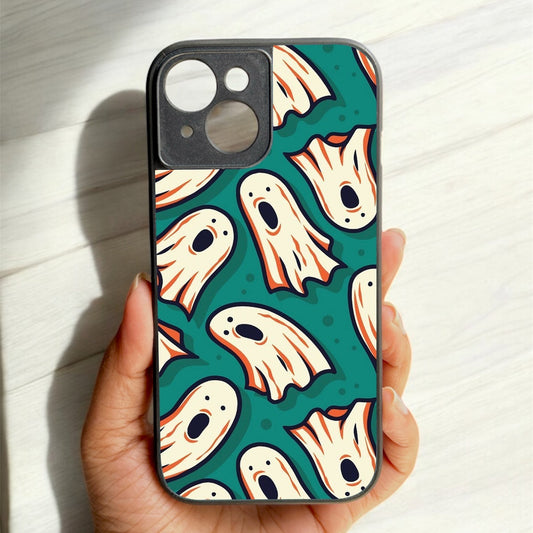 Spooky Gang Glossy Metal Back Case for Apple Iphone 15