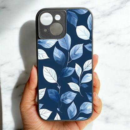Lush Leaves Glossy Metal Back Case for Apple Iphone 15