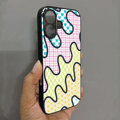 Playful Puzzle Metal Back Case for Apple Iphone 16