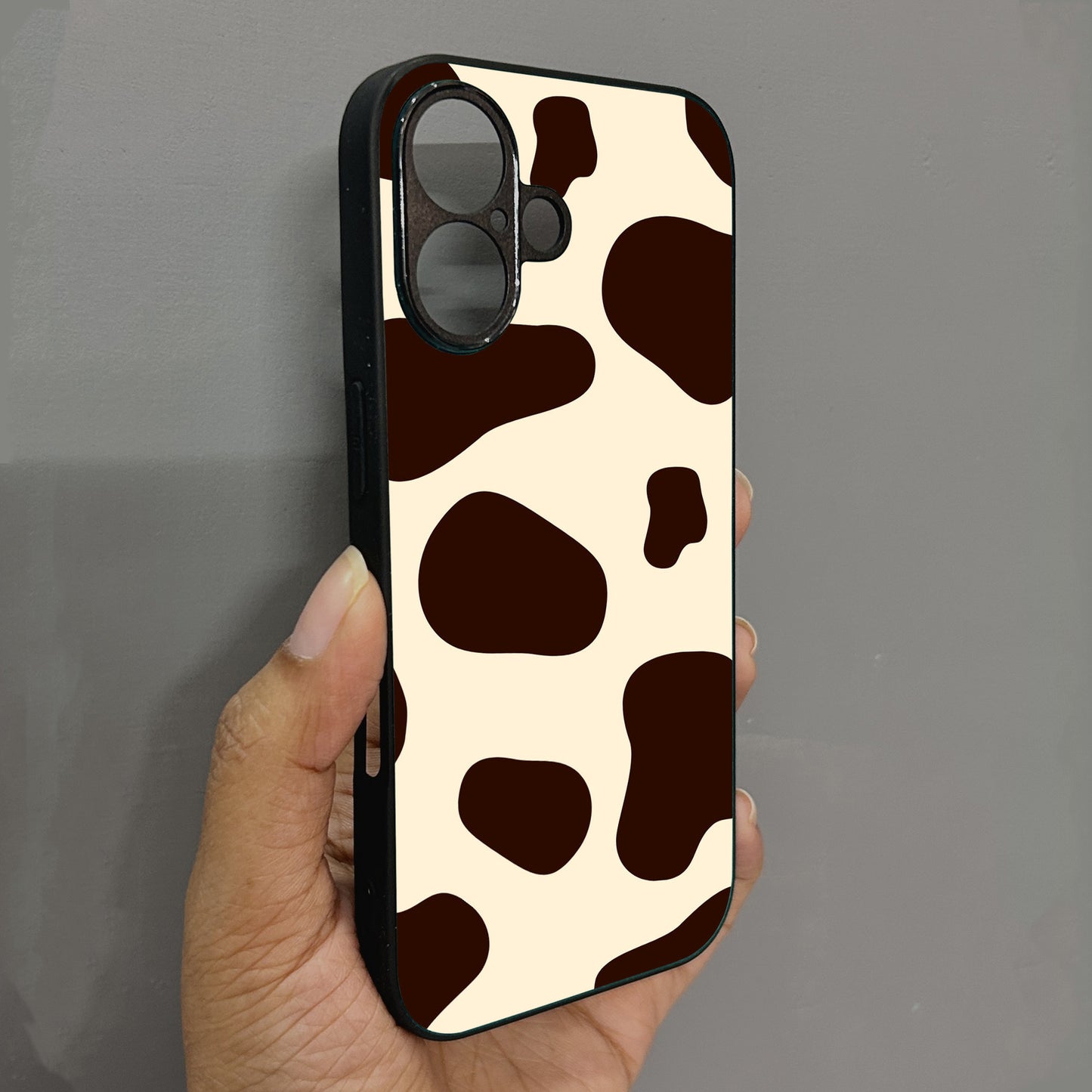 Cowtastic Metal Back Case for Apple Iphone 16