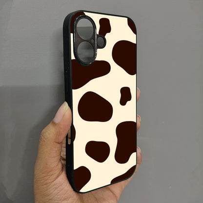 Cowtastic Metal Back Case for Apple Iphone 16