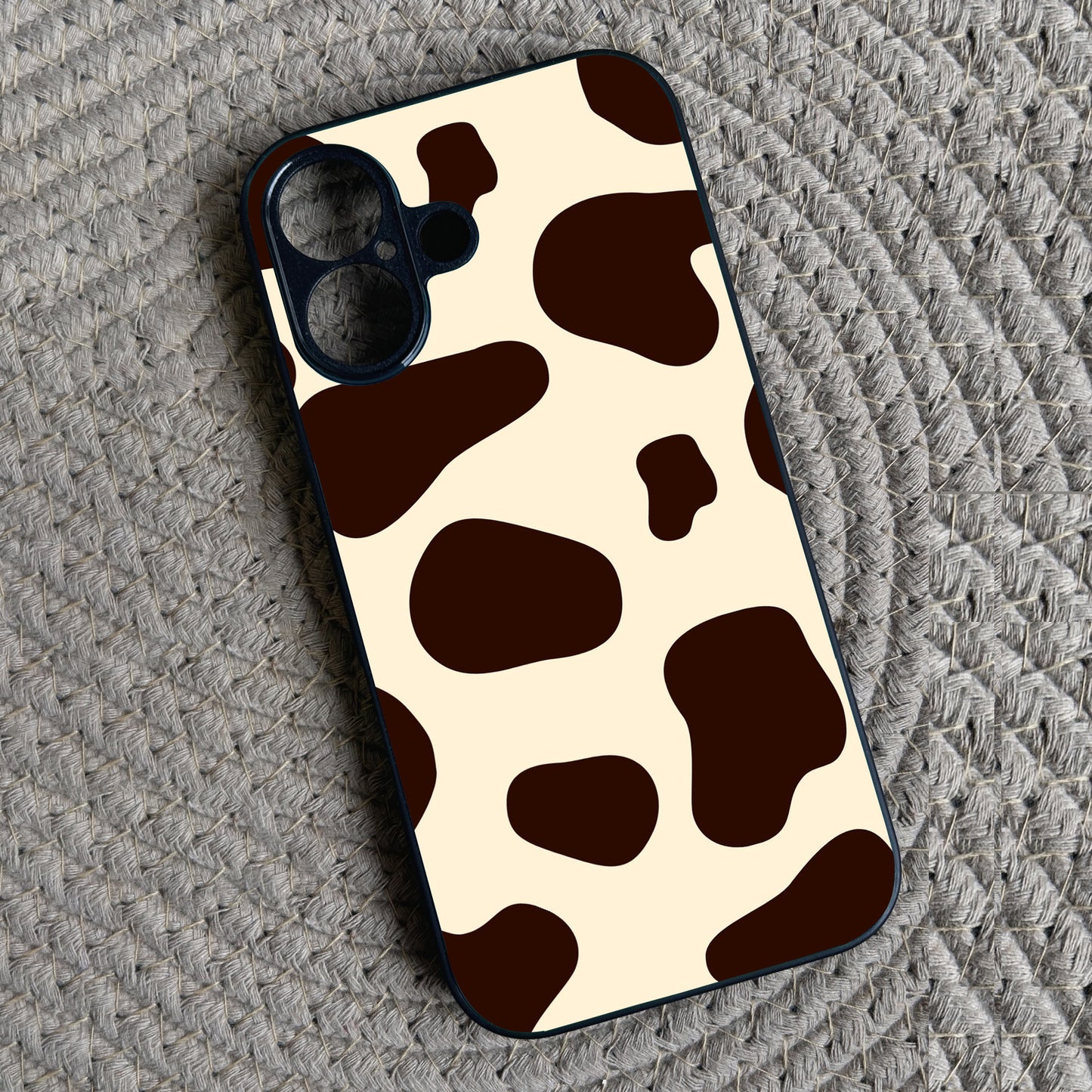 Cowtastic Metal Back Case for Apple Iphone 16