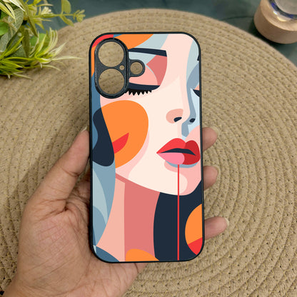 Ethereal Beauty Metal Back Case for Apple Iphone 16