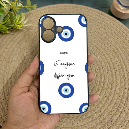 Eye Guard Metal Back Case for Apple Iphone 16