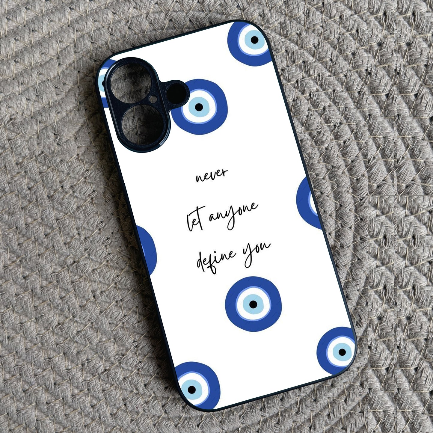 Eye Guard Metal Back Case for Apple Iphone 16