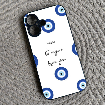 Eye Guard Metal Back Case for Apple Iphone 16