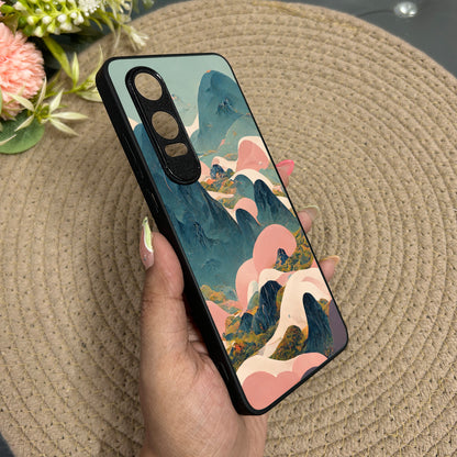 Cloud Peaks Metal Back Case for Oneplus Nord CE 4 Lite (5G)