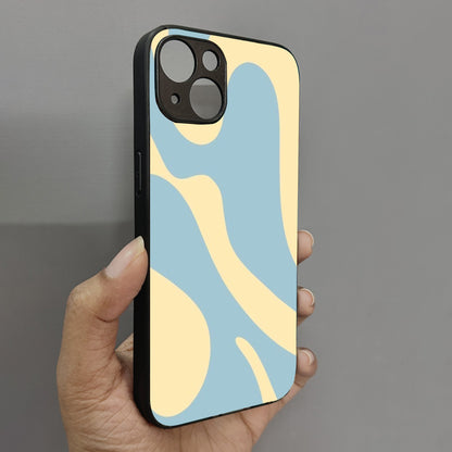 Sunny Swirl Metal Back Case for Apple Iphone 14 Plus