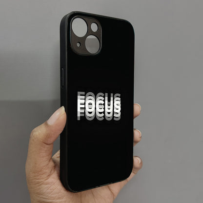 'FOCUS' Metal Back Case for Apple Iphone 14