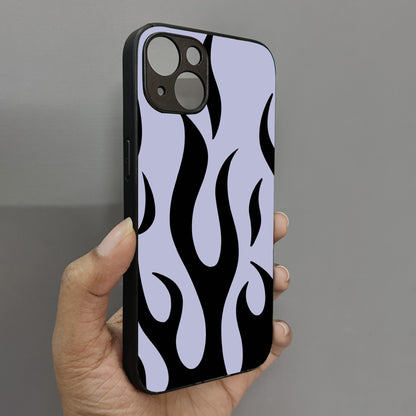 Midnight Flames Metal Back Case for Apple Iphone 13