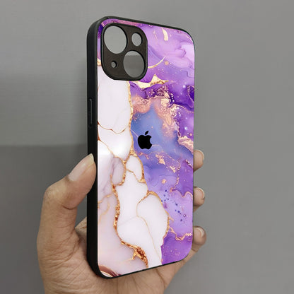 Sapphire Luxe Metal Back Case for Apple Iphone 14 Plus