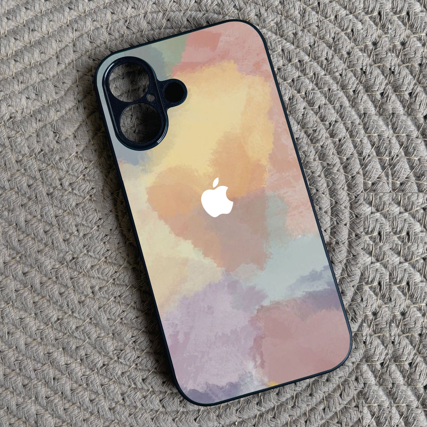 Blush Skies Metal Back Case for Apple Iphone 16