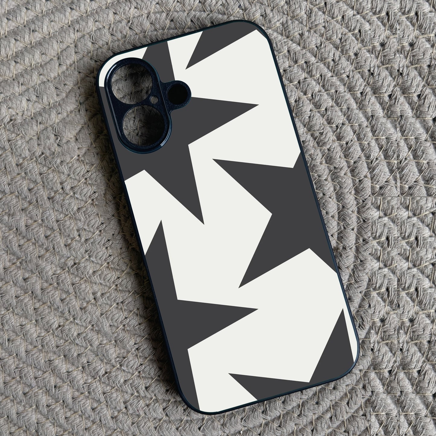 Star Play Metal Back Case for Apple Iphone 16